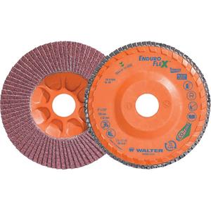 Enduro-Flex™ Stainless Flap Disc - 40, 60, 80, 120, 5", 5", Zirconia Alumina, 27, 12 200
