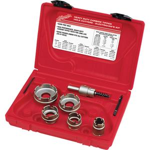 Sheet Metal Carbide Cutter Electrician's Kit - 7