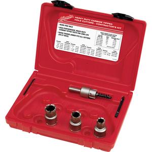 Sheet Metal Carbide Cutter Electrician's Kit - 5