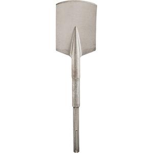 Clay Spade - 3", 16-3/4", Forged Steel, 21/32" Round Shank