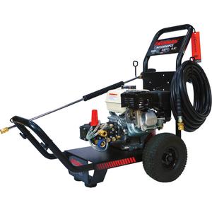 Medium-Duty Professional Pressure Washers - 2500 PSI, 3 GPM, 6.5 HP, 30', 7500, Gasoline, 115, Yes, Yes, 23.5 x 32.5 x 27