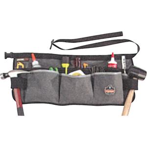 13-Pocket Waist Aprons - Grey, Canvas, 13