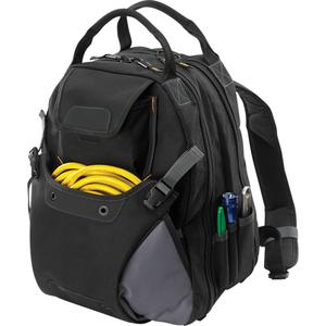 44-Pocket Tool Backpack - 16", 13-1/4", Black, Polyester