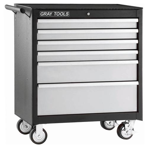 Roller Cabinet - 6, Black, 19-1/2", 34", 39-1/8", 13,357 cubic in.