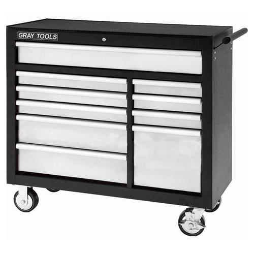 Roller Cabinet - 10, Black, 19", 42", 40", 13,901 cubic in.