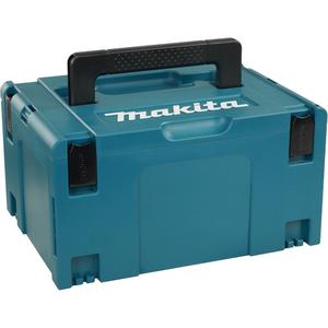 Large Interlocking Case - 15-3/5", 11-3/5", Black/Blue, 8-3/10"