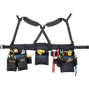 Carpenter's Tool Belt - Black, Polyester