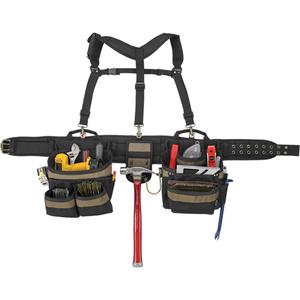 Deluxe Tool Belt - Black, Polyester