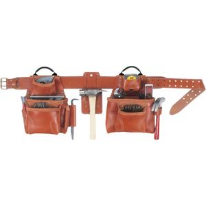 Deluxe Tool Belt Combo - Tan, Leather