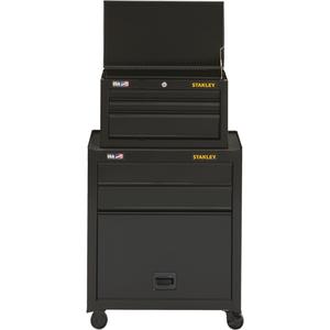 100 Series Tool Chest & Cabinet - 5, Black, 14", 26-1/2", 43-1/2", 30 lbs., Steel, 10227 cubic in., 3" x 1"