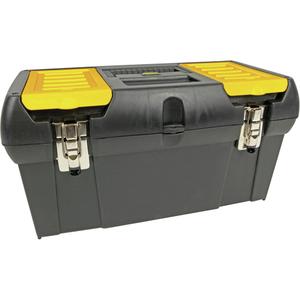 2000 Series Tool Box with Tray - 10-1/5", 9-4/5", 19-1/5", Black/Yellow
