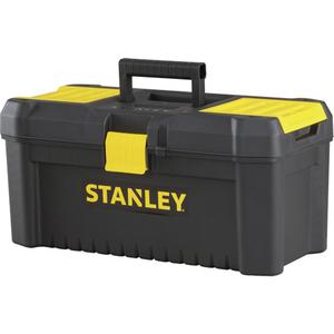 Essential® Tool Box with Tray - 8", 7-3/10", 16", Black/Yellow