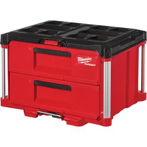 Packout™ 2-Drawer Tool Box - Red, 16-1/3", 14-1/3", 22-1/5"