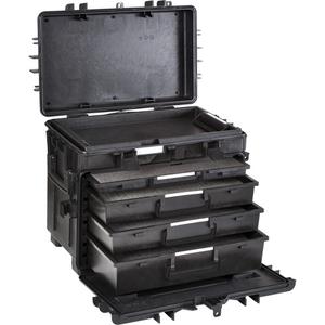 Mobile Tool Chest With Drawers - 3, Black, 15", 22-4/5", 18"
