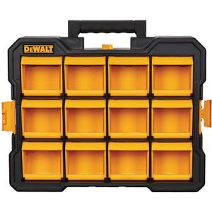 Flip-Bin Organizer - 17-3/4", 13-7/8", 3-7/8", Black/Yellow