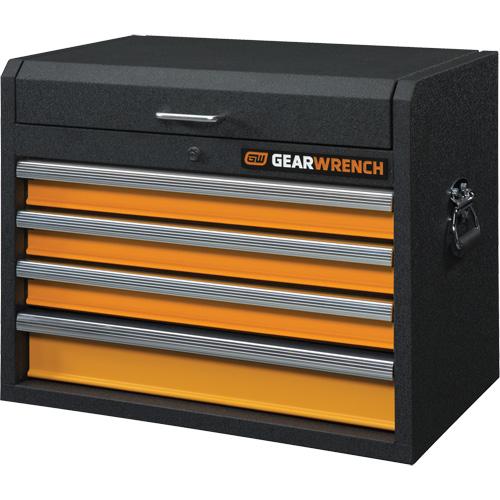 GSX Series Tool Chest - 4, Orange/Black, 16", 26", Ball Bearing, Steel, 3 Years Limited - Image 3