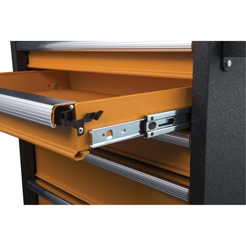 GSX Series Tool Chest - 4, Orange/Black, 16", 26", Ball Bearing, Steel, 3 Years Limited - Image 4