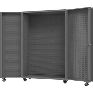 Empty Mobile Cabinet - 14, Grey, 3"