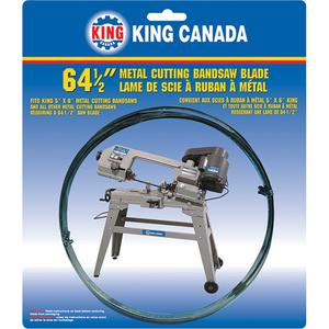 General Purpose Band Saw Blade - 64-1/2", 1/2", 0.025", 10, Bi-Metal, Metal Cutting Band Saw (KC-115C, KC-128C-4, KC-128CB-S-4, KC-129C, KC-129DS)