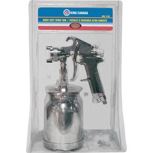 Heavy-Duty Spray Gun - 1/4" NPT, 12 CFM, 1 L, Siphon, 80 PSI, 1.7 mm