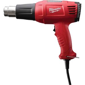 Heat Gun - 100°F - 1040°F (37°C - 560°C), Variable, 120 V, 11.6 A, 1.8 lbs., Pistol Grip, 10-1/2"