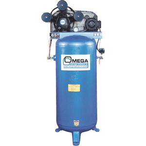 Professional Series Air Compressors - 6.5 HP, 18 at 90 PSI, Electric, 230/1, 50 Gal. (60 US Gal), 125, 75, 20, 330, Electric Start, 1 Year