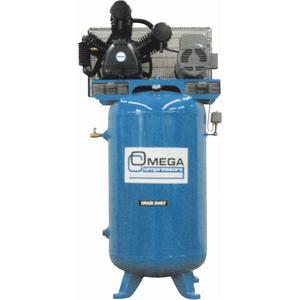 Industrial Series Air Compressors - Vertical Compressors - Two Stage - 5 HP, 19.4 at 100 PSI, Electric, 208/3, 66.6 Gal. (80 US Gal), 175, 79, 2 Years