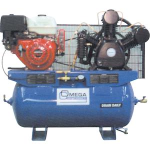 Industrial Series Air Compressors - Engine Compressors - 11 HP, 19.4 at 100 PSI, Gas, 25 Gal. (30 US Gal), 90, 2 Years
