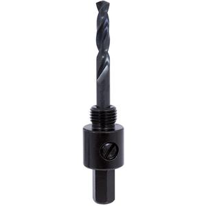 Tri-Sided Holesaw Arbor - 9/16" - 1-3/16", 3/8", M34, Tri-Sided, 1/2 - 20