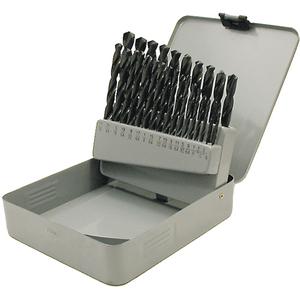 JET-KUT® Black Oxide Drill Bit Set - 29, High Speed Steel