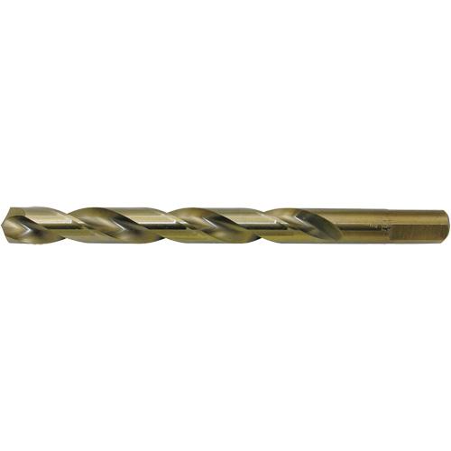 Gold Super Premium Jobber Drill Bit - High Speed Steel, 5/32", 135°, Wood, Stainless Steel, Steel, Alloy Steel, 135° Split Point, Round, Gold