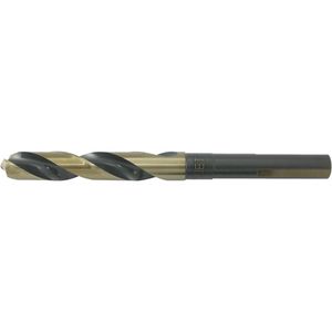 JET-KUT® Gold Super Premium M2 Prentice Drill Bit - High Speed Steel, 15/16", 0.9375", 118°, M35 High Speed Steel, High Molybdenum Steel, 3 Flats, 1/2"