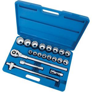 SW7521-HD SAE Socket Wrench Set - 3/4", Hand/Standard, Standard, 21, 3/4"; 7/8"; 15/16"; 1"; 1-1/16"; 1-1/8"; 1-3/16"; 1-1/4"; 1-5/16"; 1-3/8"; 1-7/16"; 1-1/2"; 1-5/8"; 1-3/4"; 1-7/8"; 2"