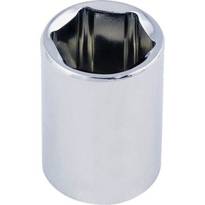 Chrome Socket - 010-LWIZ701 - 1/4", 12 mm, 6, Hand/Standard, Standard