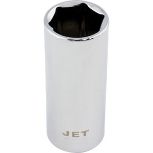 Chrome Socket - 3/8", 21 mm, 6, Hand/Standard, Deep