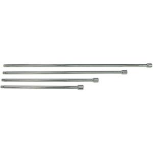 SE12-4S Extension Bar Set - 1/2", Chrome, 4, 15"; 18"; 24"; 30" Sockets