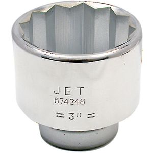 Chrome Socket - 1", 3", 12, Hand/Standard, Standard
