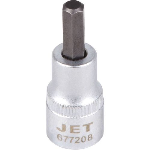 Long Hex Bit Socket - Hex, 3/8", 8 mm, Matte