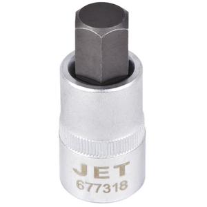 SAE Bit Socket - Hex, 3/8", 5/8", 2", S2 Steel, Chrome Vanadium Steel