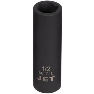 Impact Socket - 3/8", 1/2", 6, Impact/Hand/Standard/Power, Deep