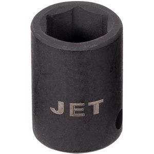 Socket - 3/8", 8 mm, 6, Impact, Standard, Black Phosphate