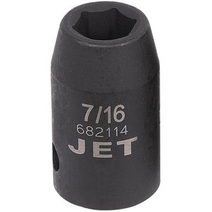Socket - 010-LWIZ179 - 1/2", 7/16", 6, Impact, Standard, Black Phosphate