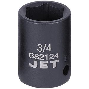 SAE Socket - 1/2", 3/4", 6, Impact, Standard, Chrome Molybdenum High Impact Steel