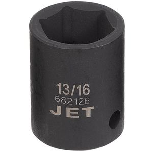 Socket - 010-LWIZ185 - 1/2", 13/16", 6, Impact, Standard, Black Phosphate