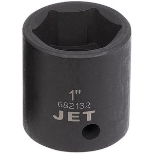 Socket - 010-LWIZ188 - 1/2", 1", 6, Impact, Standard, Black Phosphate