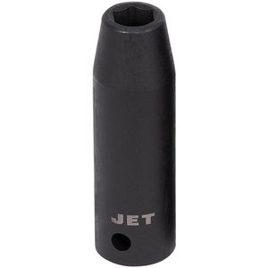 Socket - 010-LWIZ195 - 1/2", 5/8", 6, Impact, Deep, Black Phosphate