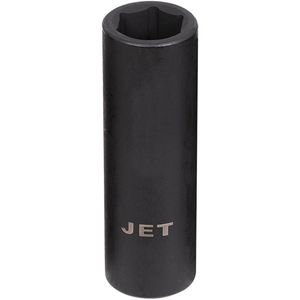 Socket - 010-LWIZ230 - 1/2", 17 mm, 6, Impact, Deep, Black Phosphate