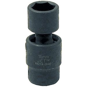 Universal Socket - 1/2", 16 mm, 6, Impact, Standard