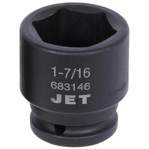 Socket - 3/4", 1-7/16", 6, Impact, Standard, Black Phosphate, Chrome Molybdenum, ANSI, GGG-W-660A