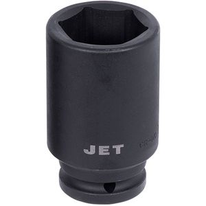 Socket - 010-LWIZ288 - 3/4", 1-3/8", 6, Impact, Deep, Black Phosphate